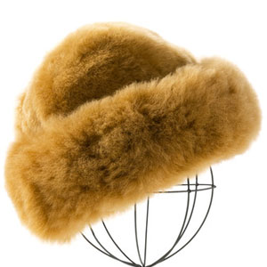 Camel Premium Baby Alpaca Fur Hat