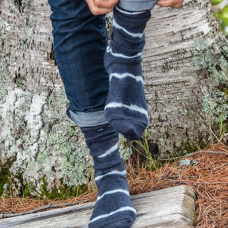 Tie Dyed Alpaca Socks
