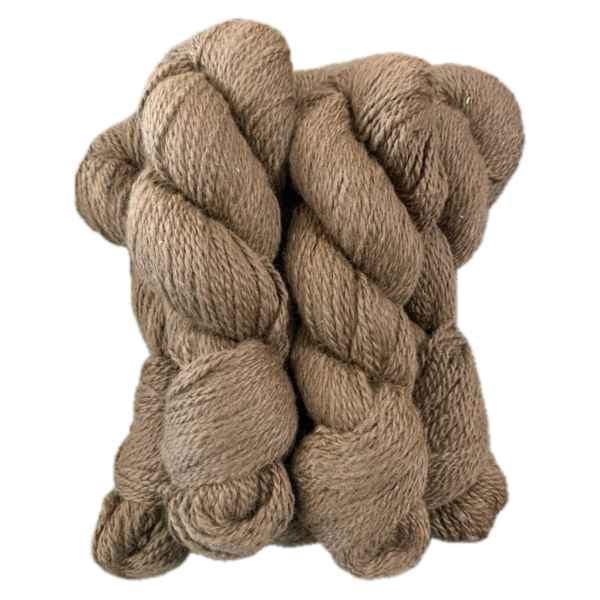 Lily & Miracle Dark Brown Alpaca Yarn in 2 Ply Worsted