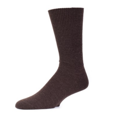 EA Brown Alpaca Dress Socks
