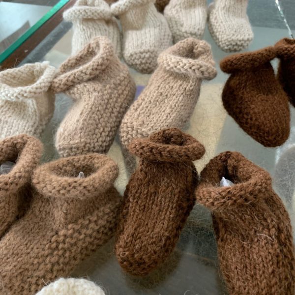 Hand Knit Baby Booties - Made by Aunt Diane