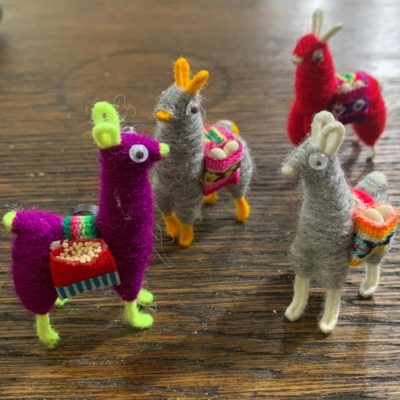 Knit Llama Magnets
