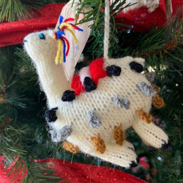 Hand Knit Llama Ornaments