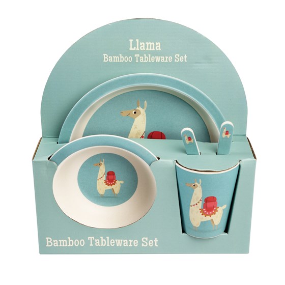 Dolly Llama Children's Tablewear - Set of 5 Dishes