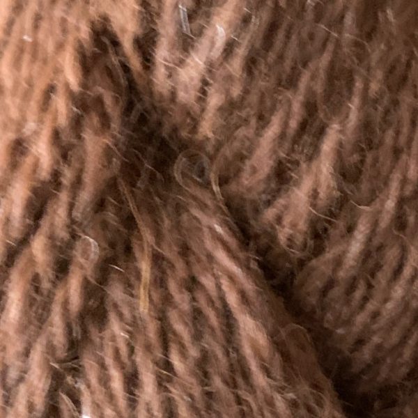 100% Alpaca Dark Brown Worsted Yarn