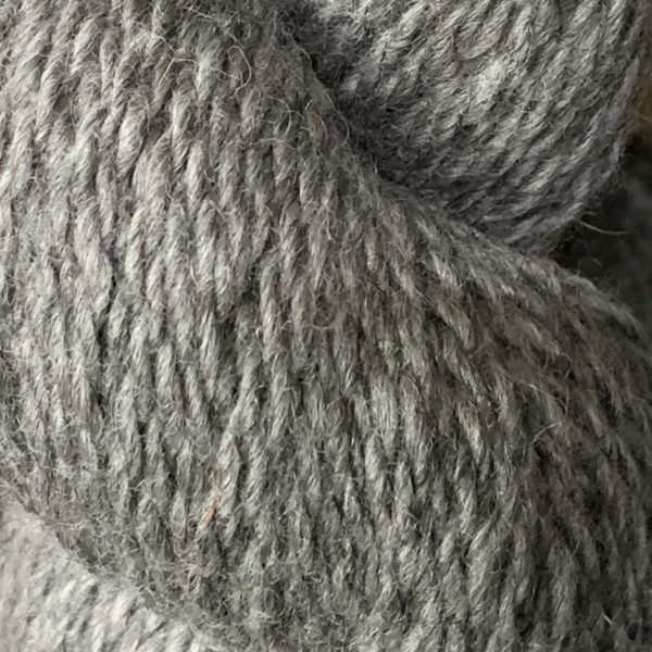 Indie Dark Silver Grey Alpaca Yarn in 2 Ply Worsted