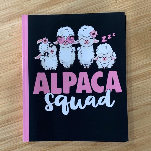 Alpaca Squad Notebook