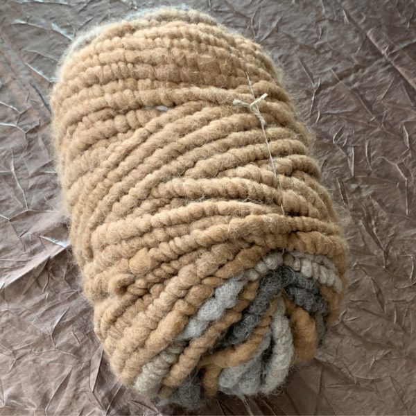 Medium Rose Grey Alpaca Rug Yarn