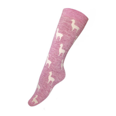 CA Alpaquita Unisex Socks in Soft Pink