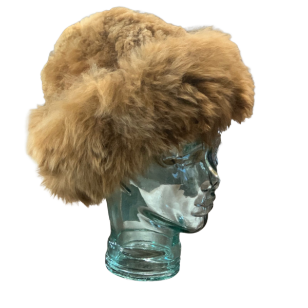 Medium Fawn Baby Alpaca Fur Hat