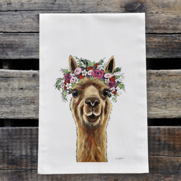 Alpaca Print Towel