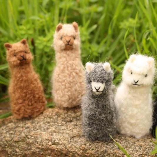 Handmade Baby Alpaca Ornaments