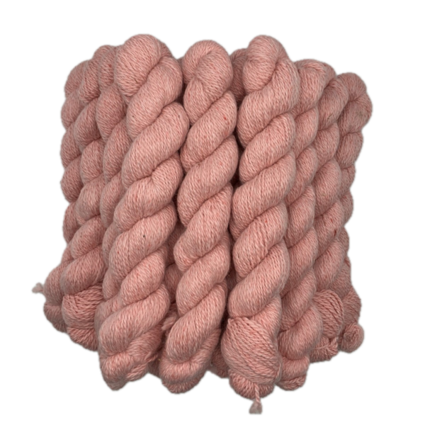 Pink Superfine Alpaca Yarn in 2 Ply Worsted