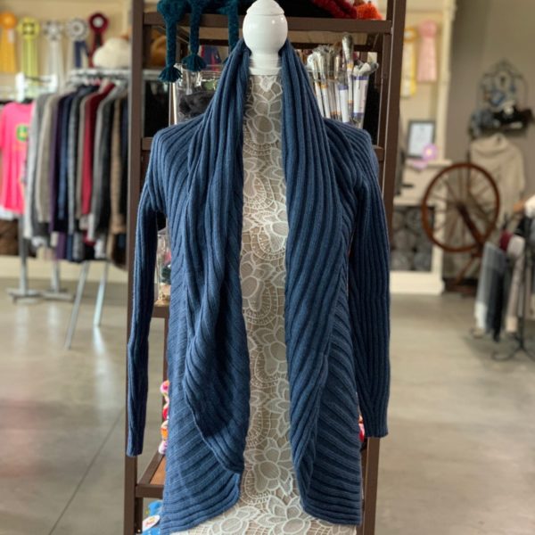 Steel Blue Lima Alpaca Blend Sweater