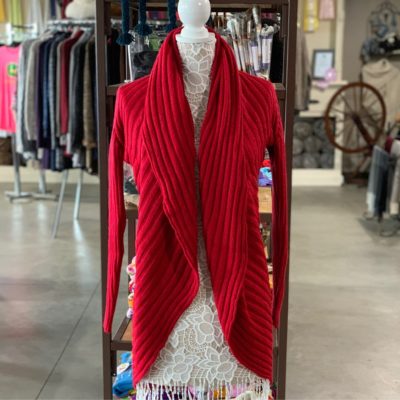 Red Lima Alpaca Blend Sweater