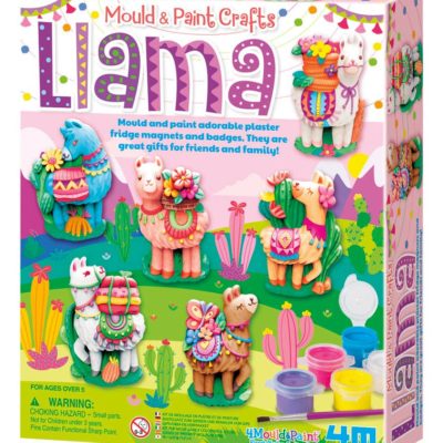 Mould & Paint Llama DIY Plaster Art Kit