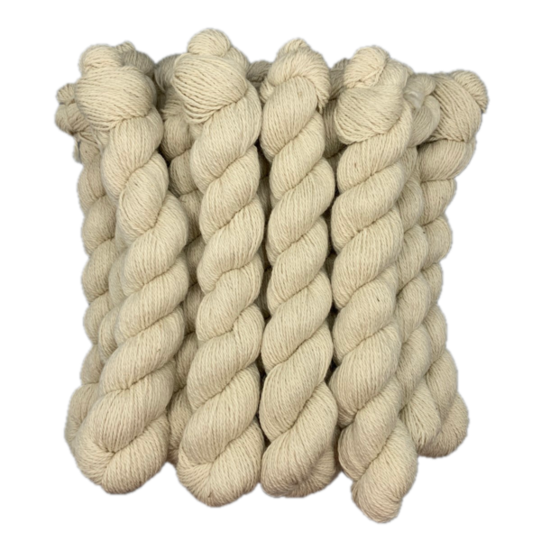 White 3-Ply DK Alpaca Yarn