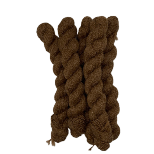 100% Royal Alpaca Yarn in Brown Worsted