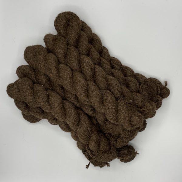 Black & Brown Tweed Alpaca Yarn