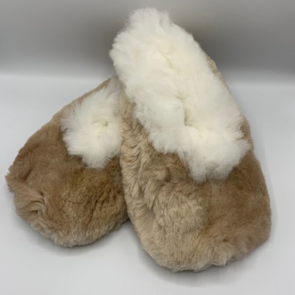 Unisex Alpaca Fur Slippers in Extra Large