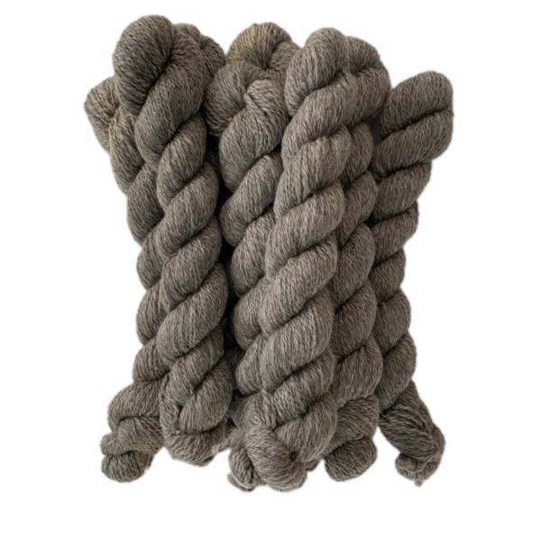 Light Silver Grey Baby Alpaca Worsted Yarn