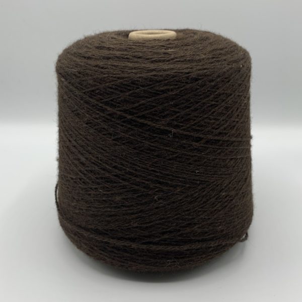 Baby Alpaca Yarn Cone in Bay Black/Dark Rose Grey
