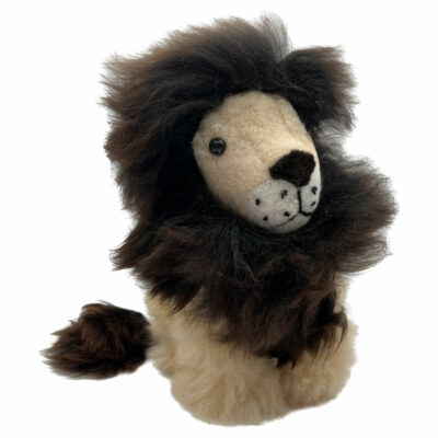 Stuffed Lion Made from Baby Alpaca
