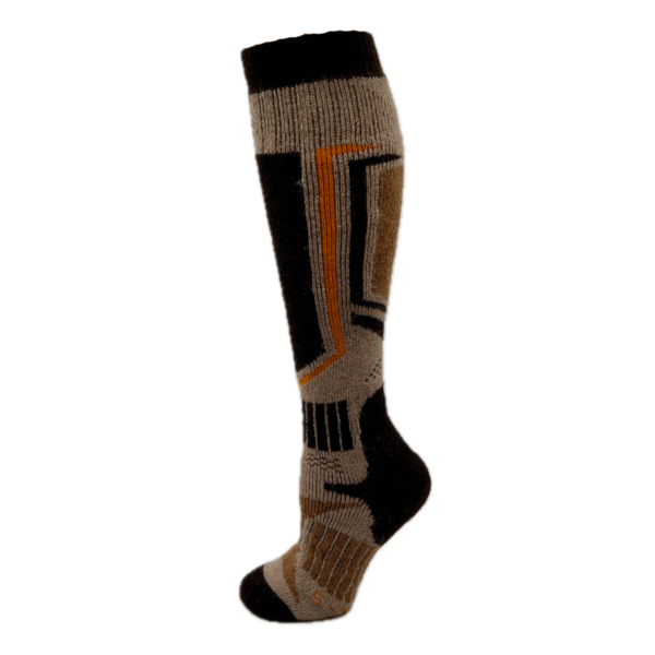 Alpaca Ski and Snowboard Socks in Brown
