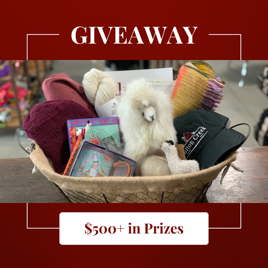 Giveaway of Alpaca Goodies