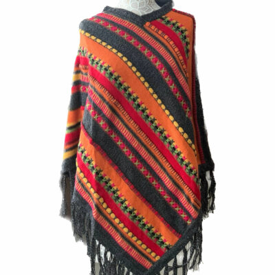 red-and-orange-alpaca-poncho