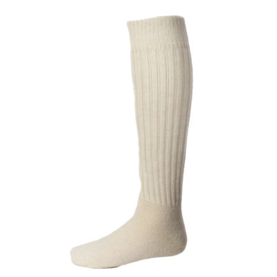 EA White Therapeutic Knee High Socks