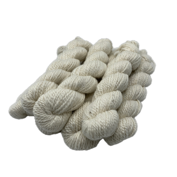 Chunky 2-Ply Alpaca Yarn in White