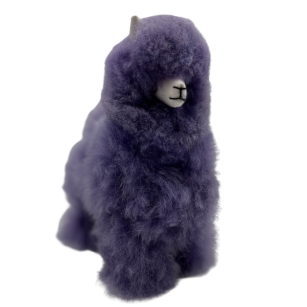 8″ Light Purple Fur Alpaca