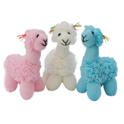 Hand Knit Alpaca Figures