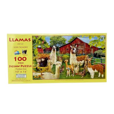 100 Piece Llama and Alpaca Jigsaw Puzzle