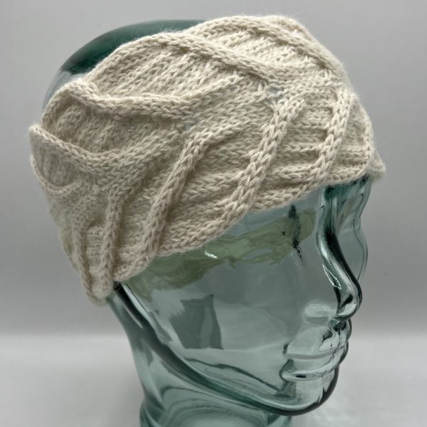 Olivia Beige Alpaca Headband