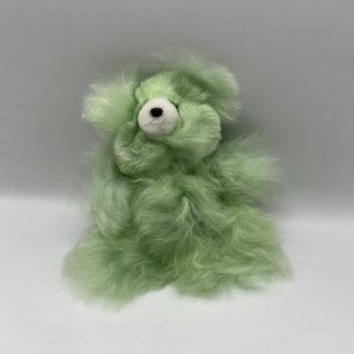 7" Baby Alpaca Teddy Bear in Light Green