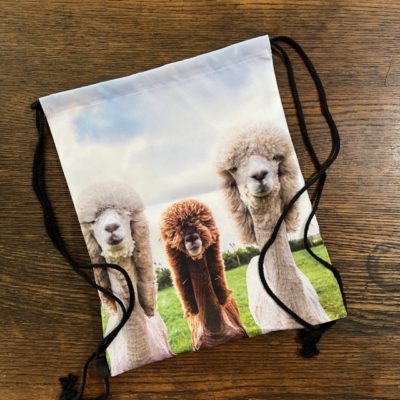 Alpaca Drawstring Bag - Mullet Theme