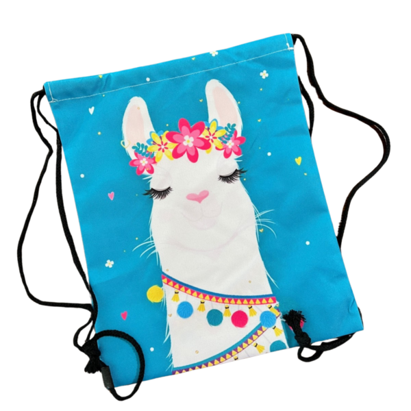 Alpaca Drawstring Bag – Eyelash Theme