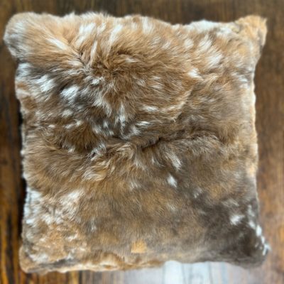 Speckled Baby Alpaca Fur Pillow - 15"x15"
