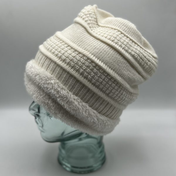 Tommy Alpaca Hat With Soft Liner in White