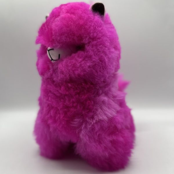 11" Pudgie Fur Alpaca in Pink