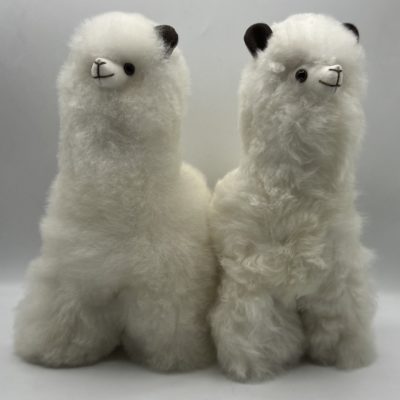Premium 12" White Stuffed Alpacas