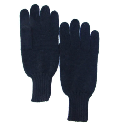 Men's Alpaca Gloves in Black