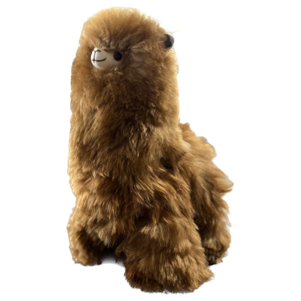 Premium 12" Dark Fawn Stuffed Alpacas