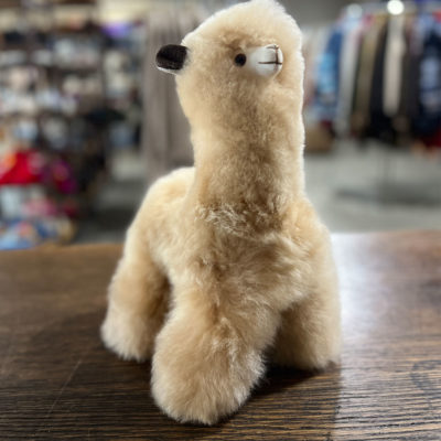 Premium 12" Light Fawn Stuffed Alpacas