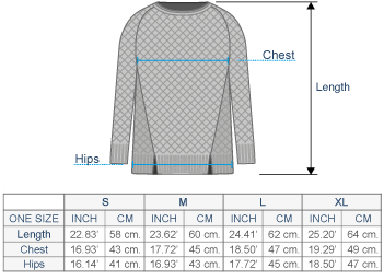 Ivane Alpaca Sweater Dimensions