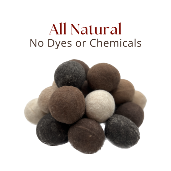 Dryer Balls Are Made From All Natural Colors