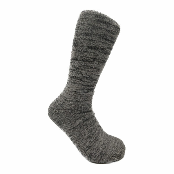 Michigander Alpaca Sock in Dark Grey
