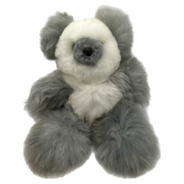 18" Mixed Color Teddy Bear Made from Baby Alpaca
